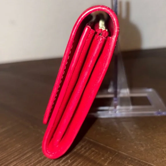 Celine Vibrant Red Leather Wallet - Picture 4 of 5